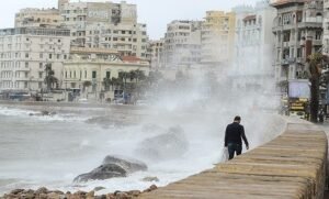 امطار على محافظة الاسكندرية